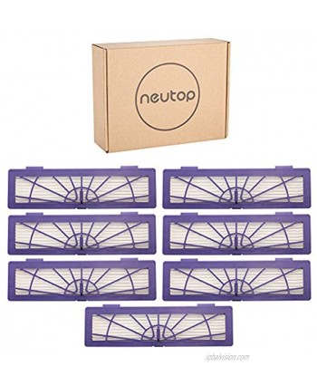Neutop Filter Replacement for Neato Connected D3 D4 D Series D75 D80 D85 and Botvac Series 65 70e 75 80 85 Robot Vacuum Parts Accessories High Performance 7-Pack.