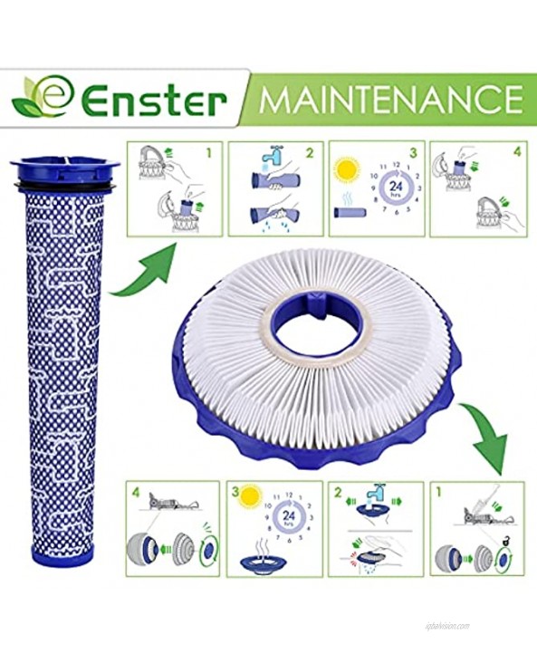 Replacement Filter DC40 for Dyson Hepa Post Filter & Washable Pre-filter for Dyson DC40 Animal Multi Floor Total Clean and Origin Upright Vacuum Replace Part # 922676-01 923587-02