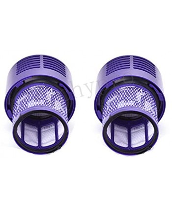 Techypro 2-Pack Replacement Parts V10 Filter for Dyson Cyclone V10 Animal Absolute Motorhead Total Clean Compare to Part # 969082-01