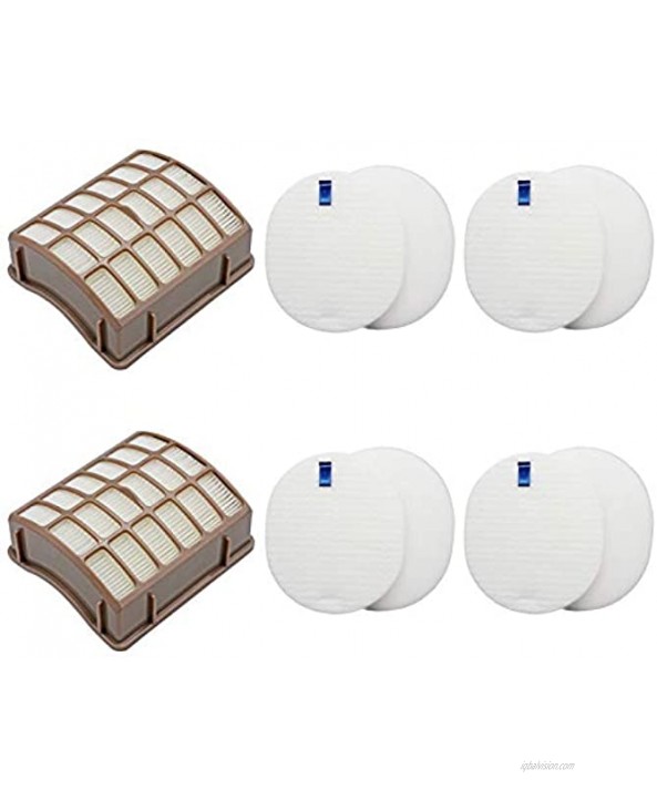 Vacuum Filters Replacement Set for Shark Navigator Rotator Professional NV70 NV71 NV80 NVC80C NV90 NV95 UV420 Compare to Part # XHF80&XFF80 2 Post Filters + 4 Foam Filters + 4 Felt Filters