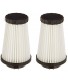 Ximoon 2 HEPA Vacuum Filter Replacements for Dirt Devil F2 Part NO. 3SFA11500X 3-F5A115-00X 2SFA115000 42112 M084650RED MO84600 MO8245 MO84100