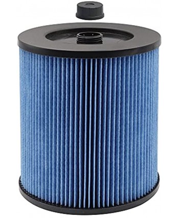 Cartridge Filter for Craftsman 17907 Shop Vacuum Fine Dust Filter,for 5 to 20 Gallon Shop Vacuums,3-Layer Pleated Paper Vacuum Filter