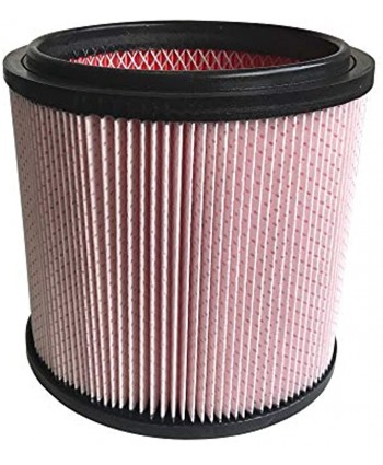 FEIMISHOP Cartridge Replacement FINE DUST FILTER fit for Hart VACUUM FILTER Fit HART Most Shop-Vac Wet Dry Vacuums HART 5 to 16 Gallon---1PCS pink
