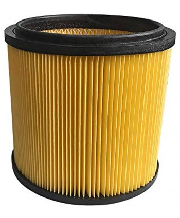 FEIMISHOP Replacement Cartridge filter fits Hart Standard VACUUM FILTER Fit HART Most Shop-Vac Wet Dry Vacuums 5 to 16 Gallon--1PCS yellow