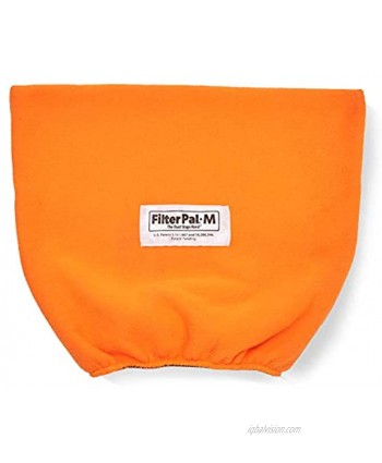 FilterPal Reusable Pre Filter Bag For Shop Vacuums Wet Dry Vac Dust Collector Bags For VF 4000 VF 5000 DXVC6912 917816 OEM Filters Assembled In USA Medium Orange 11.5" Tall 8" Diameter