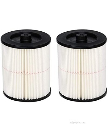 HIFROM Red Stripe Filter replacement for Shop Vac Craftsman 9-17816 917816 17816 Wet Dry Vacuum Air Cartridge Filter fit 5 6 9 12 16 Gallon Vacuum Cleaner 2 Pcs