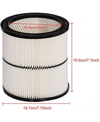 HIFROM Replacement 17884 Vacuum Filter Replacement for Craftsman 9-17884 17920 17921 17922 17923 17929 17935 17937 Cartridge Shop Vac Filter 1pcs