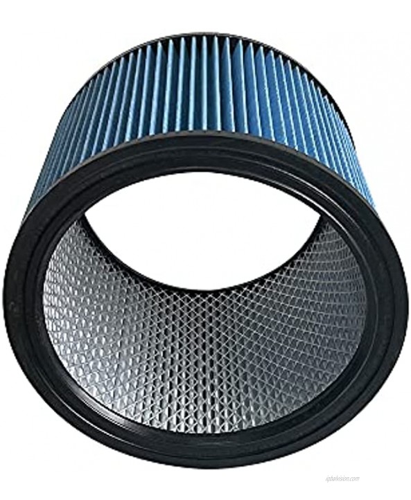 KLEAN AIR 90304 Replacement Cartridge vacuum filter 90304 90350 90333 Type U Compatible with Shop Vac Wet Dry Vacuum cleaners—90304 blue 1pack