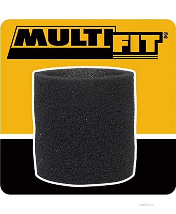 MULTI FIT Wet Vac Filter VF2001 Foam Sleeve Filter for 5 Gallon and Larger Shop-Vac Branded Wet Dry Shop Vacuum Cleaners