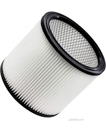 Perfect Fit Wet Dry Shop Vac Filter 90304 Replacement Filter Perfect for Wet Dry Shop Vac Vaccuums Long Lasting High Absorption white