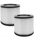 PIGUOAT 2 Pack Replacement Filter for Shop-Vac 90398,9039800,903-98,903-98-00,H87S550A Wet Dry Vacuum Cartridge Filter