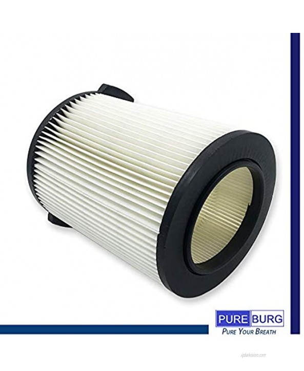PUREBURG VF4000 Replacement Vac Filter Compatible with Ridgid VF4000 72947 Wet Dry 5 to 20 Gal Shop Vac Also fits Husky 6-9 Gal WD5500 WD0671 RV2400A RV2600B WD06700 WD09450 1-Pack