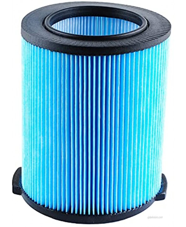 VF4000 Replacement Filter 3-Layer Pleated Paper for Ridg-id Sh-op Vac 72947 6-20 Gallon 6-9 Gal Compatible with Husky Craftsman 17816 WD1450 WD0970 WD1270 WD5500 WD0671 Vacuum Filter（Updated）
