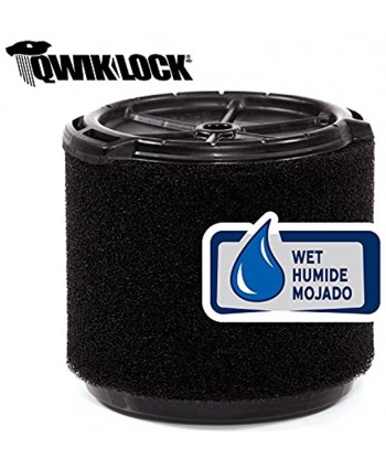 WORKSHOP Wet Dry Vacs Vacuum Filters WS14045F2 Foam Filter For Wet Dry Vacuum Cleaner 2 Pack Wet Application Foam Filters For WORKSHOP 3-Gallon To 4-1 2-Gallon Shop Vacuum Cleaners