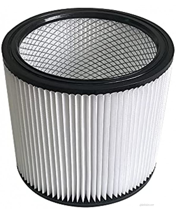 yamoutai 90304 Replacement Cartridge filter 90304 90350 90333 Type U fits for Shop Vac Wet Dry Vacuum cleaners—90304white1pack