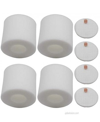 4 PACK 2.56" Height Replacement Base Pre-Motor Filters Compatible with Shark IQ Robot Vacuum R101AE RV1001AE UR1005AE Self-Empty Base