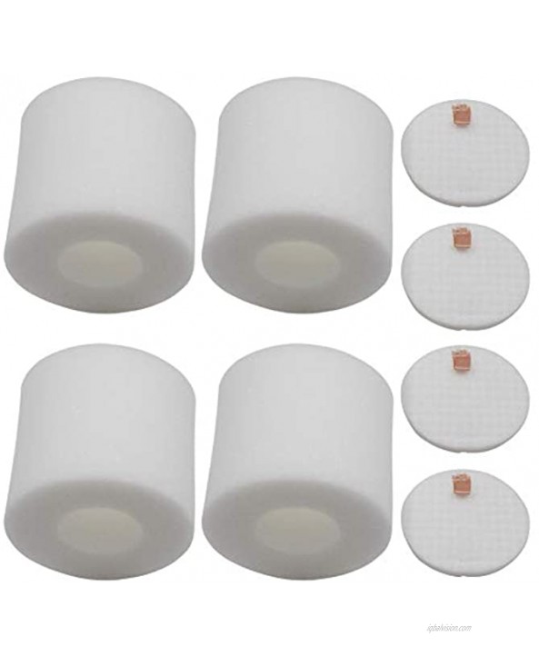 4 PACK 2.56 Height Replacement Base Pre-Motor Filters Compatible with Shark IQ Robot Vacuum R101AE RV1001AE UR1005AE Self-Empty Base