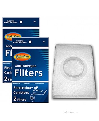EnviroCare Replacement Premium Vacuum Filters for Electrolux AP Canisters 4 Pack 4 White 4 Count