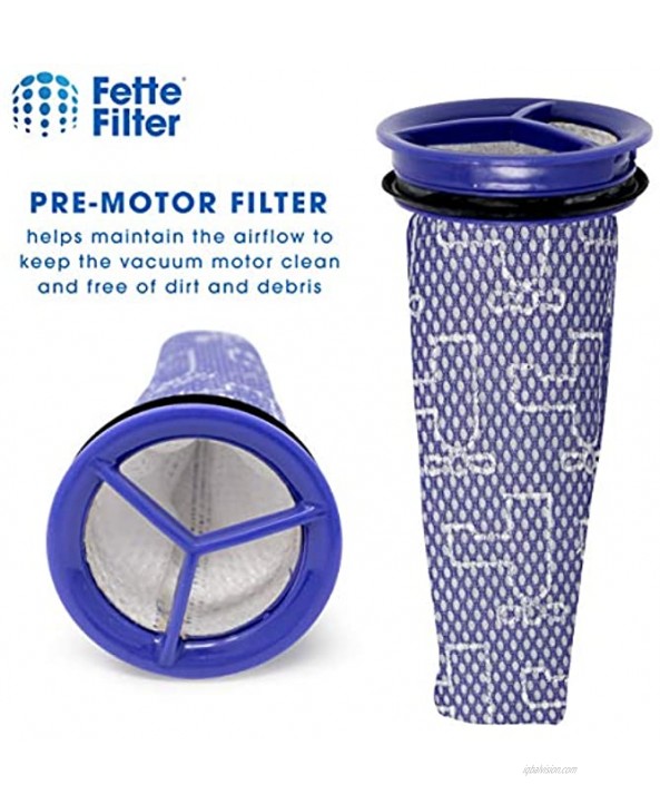 Fette Filter Vacuum Filter Set Compatible with Dyson Small Ball UP15 Small Ball Multi Floor & Small Ball Pro. Compare to Part # 966444-02 & 967276-01 Pack of 2