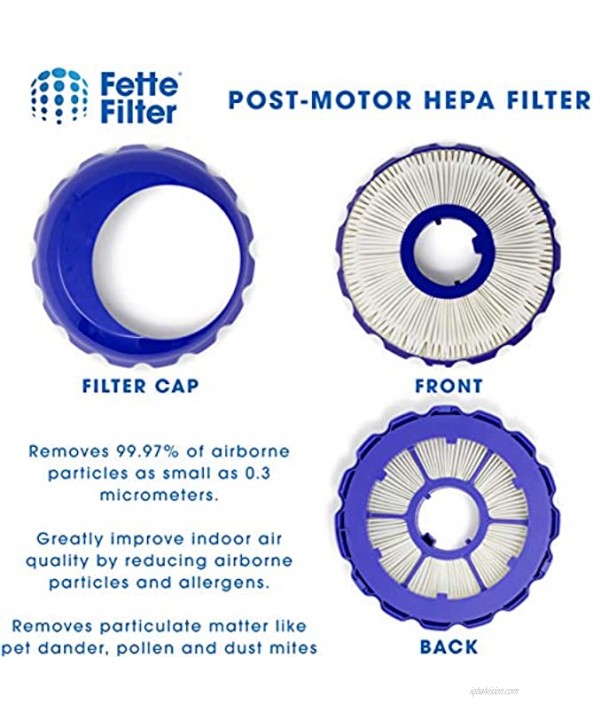 Fette Filter Vacuum Filter Set Compatible with Dyson Small Ball UP15 Small Ball Multi Floor & Small Ball Pro. Compare to Part # 966444-02 & 967276-01 Pack of 2