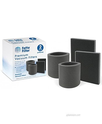 Fette Filter Vacuum Filters Compatible with Bissell Style 7. Compare to Part # 3093 Pack of 4