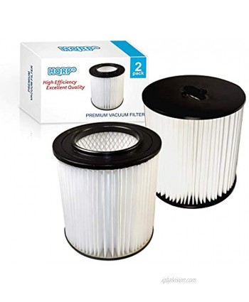 HQRP 2-Pack 7" Filter Compatible with VACUFLO FC300 FC550 FC650 FC310 FC520 FC530 FC540 FC610 FC620 FC670 H-P Central Vacuum Systems 8106-01 Replacement