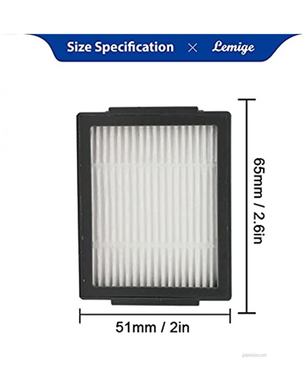 Lemige 12 Pack Replacement Filters Compatible with iRobot Roomba I&E Series i7 i7+ i3 i3+ i4 i4+ i6 i6+ i8 i8+ Plus E5 E6 E7 Robot Vacuum Cleaner