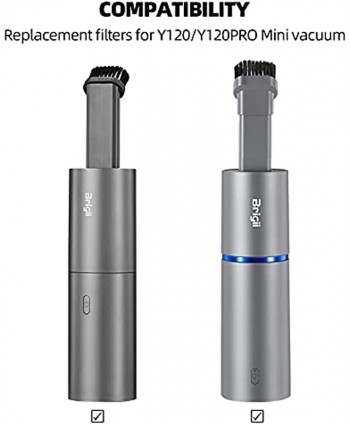Brigii HEPA Filter for Mini Vacuum Handheld Vacuum Y120 Y120 Pro Pack of 2