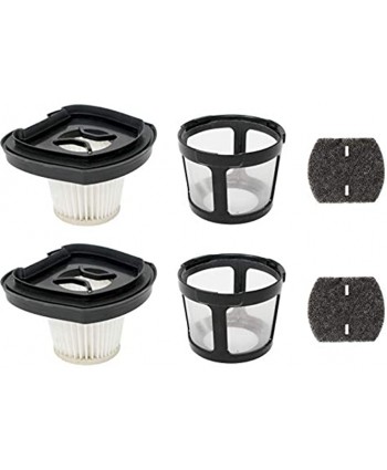Fette Filter Vacuum Filter Set Compatible with Bissell Pet Hair Eraser Hand Vacuum. Compare to Part # 1614212 1614203 & 1614204 161-4212 161-4203 & 161-4204 6 Pieces
