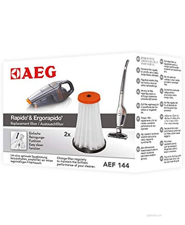 AEG AEF 144 Replacement Filter for Rapido AG5106 AG6106 AG6108 up,,,, AG6114 AG6118 Ergorapido AG3002 AG3013 by AEG