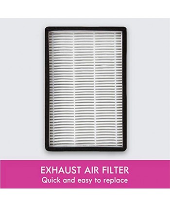 Kenmore 53295 EF-1 HEPA Media Vacuum Cleaner Exhaust Air Filter for Upright and Canister Vacuums,White