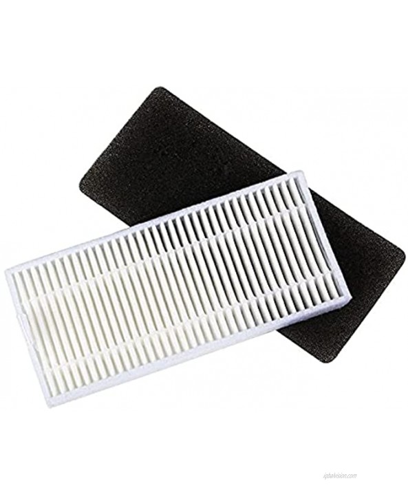 aoteng 10 Filters & 10 Side Brushes for Lefant M201 T700 M520 M501A M571 M501B M301 Robot Vacuum Cleaner Replacement Accessories Kit