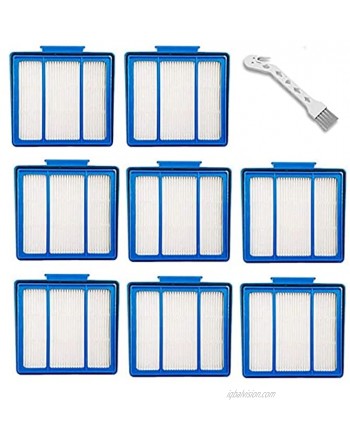 Cyorka 8 Pack Replacement Filter for Shark ION Robot AV751 AV752 R85 RV850 RV850BRN RV850WV R851WV RV700_N RV720_N R87 R76 RV871 IQ Robot R101AE AV752 AV753 AV993 AV1002AE AV1010AE Vacuum Cleaner