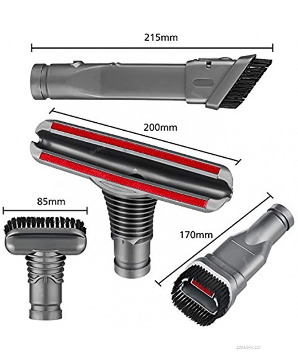 isinlive Motorhead Replacement for Dyson V6 DC30 DC31 DC34 DC35 DC39 DC41 DC44 DC45 DC52 DC58 DC59 DC61 DC62 DC63 DC74 Attachments Home Cleaning Tools Brush Kit