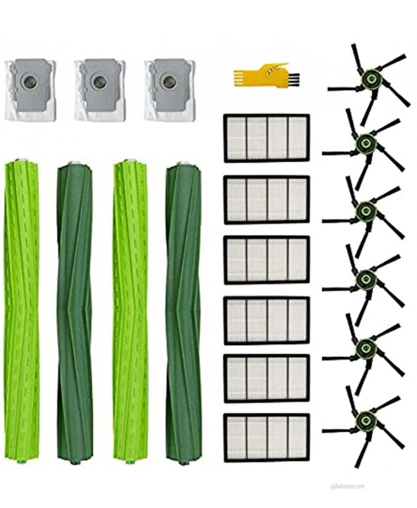 LAIMAI Replacement Parts for iRobot Roomba s9+ 9550 S9 9150 Robot Vacuum Cleaner Accessories Kit 19 Packs Roller Brush & Filter & Side Brush & Dust Bag