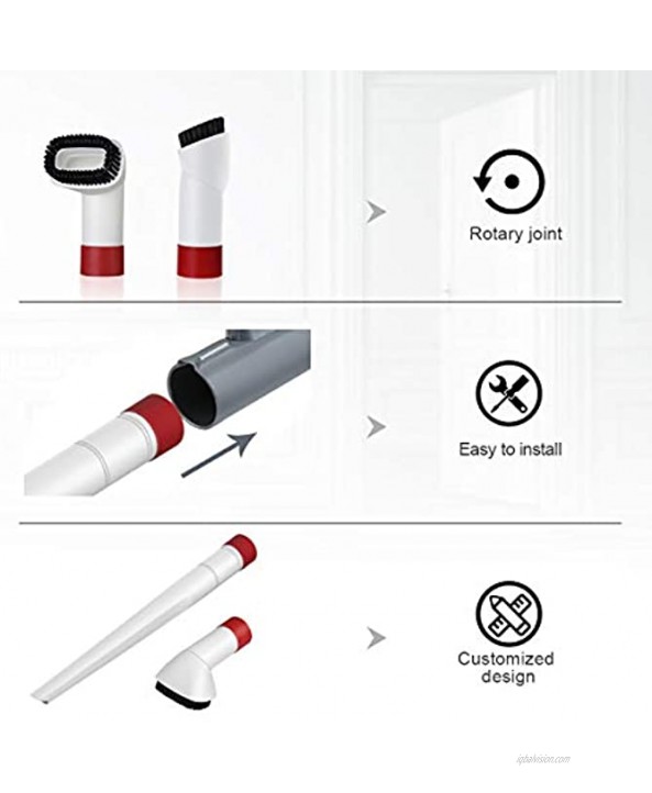 LANMU Crevice Tool and Dust Brush Compatible with Shark Rotator NV500 NV501 NV502 NV560 Professional Lift-Away Vacuum Cleaner Compare to Part No. X11FC500