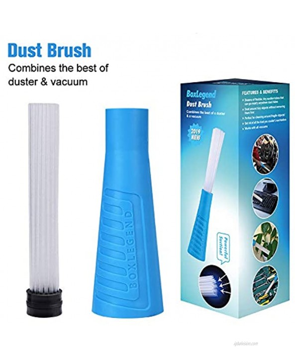 PetOde Universal Dusty Brush Vacuum Attachment Dust Cleaning Sweeper Vacuum Duster Attachment with Universal Adapter Flexible Tiny Tubes Dust Daddy
