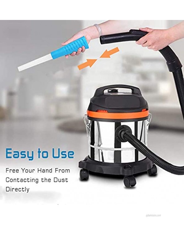 PetOde Universal Dusty Brush Vacuum Attachment Dust Cleaning Sweeper Vacuum Duster Attachment with Universal Adapter Flexible Tiny Tubes Dust Daddy