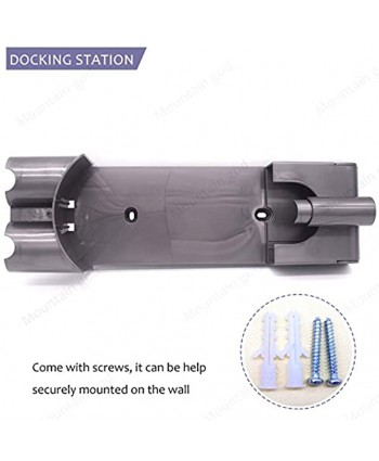 Replacement Docking Station Part Kit 1 Wall Mount Bracket 2 Pre Filters Parts Compatible with Dyson V7 V8 Series Handheld Replenishment Vacuum Cleaner Docking Station Filter part