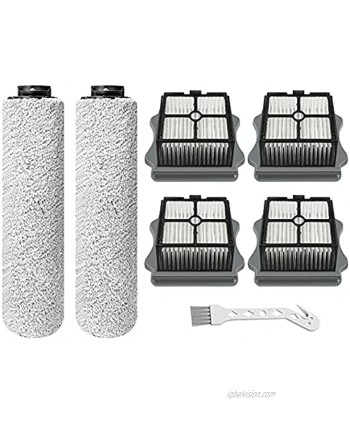 Rjnlsc 6 Pack Replacement Parts Compatible with Tineco iFloor 3 and Floor One S3 Cordless Wet Dry Vacuum Cleaner,2 pack Brush Roller ,4 pack filters
