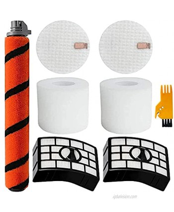 FLYBINGO Replacement Kit Compatible with Shark APEX AZ1002 AX950 AX951 AX952 Vacuum Cleaner,1 Pack Soft Brush Roller 2 Pack Hepa Filters and 2 Set Foam Filters