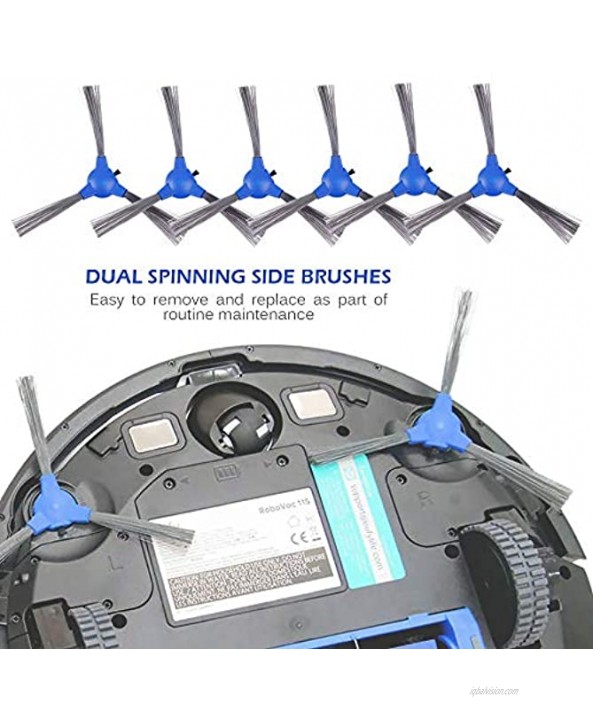 KEEPOW Replacement Side Brushes Compatible with All Coredy Robot Vacuum Cleaner Goovi 1600PA D380 Vacuum RoboVac 11S RoboVac 30 3 Set Accessory