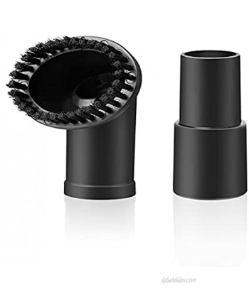 LANMU Vacuum Dust Brush for 1.25" Round Dusting Brush Attachment with 1-1 4" to 1-3 8" Hose Adapter