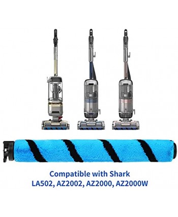Lawenme Replacement Soft Brush Roll Compatible with Shark Vertex & Rotator Upright Vacuum AZ2002 AZ2000 AZ2000W LA502 Compare to Part # 1483FC2000 2 Pack