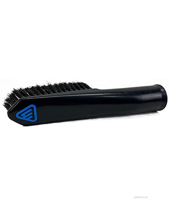 WesselWerk Extra Long Dust Brush Vacuum Attachment Soft Black & Natural Bristles