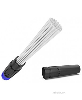 Zenaday CleenSpree Universal Vacuum Attachment Dust Cleaning Set Brush Tool with Flexible Suction Tube Brushes for Tight Hard to Reach Gaps Plus Extra Attachment Extension for Most Common Sizes
