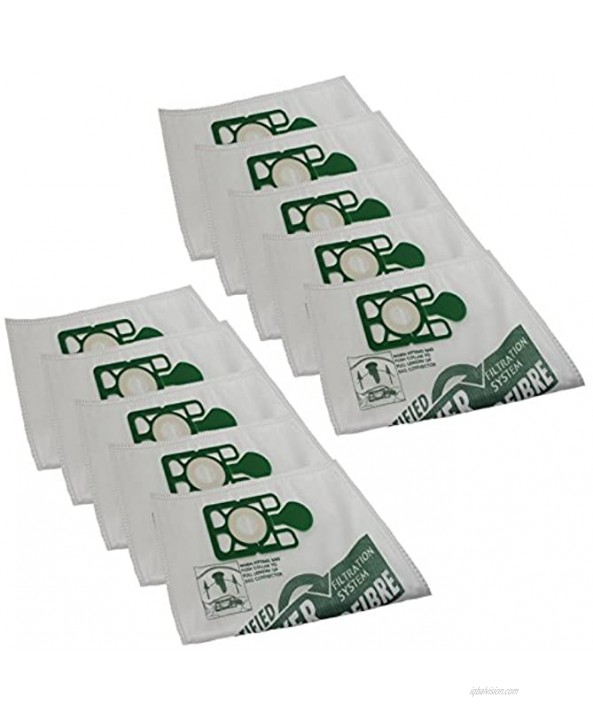 4YourHome 10 Pack of Microfiber Vacuum Dust Bags Designed to Fit Numatic Henry Hetty Basil James