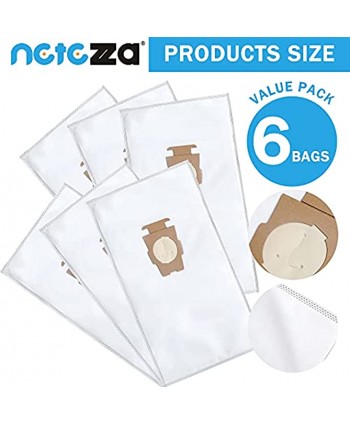 6 Pack Vacuum Cleaner Dust Bags for Kirby 204811 204814 204808 fit All Generation & Sentria Models