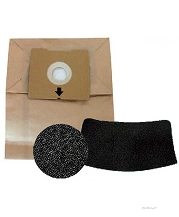 Bissell 5 Bag & Filter Kit for 4122 Zing Bagged Canister New OEM Part 1480 8 Ounces Brown