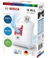 Bosch Megaair Super Tex Type G Xxl Vacuum Bag Large 5 Litre Capacity Pack Of 4 And Includes A Micro Hygiene Filter For The Motor
